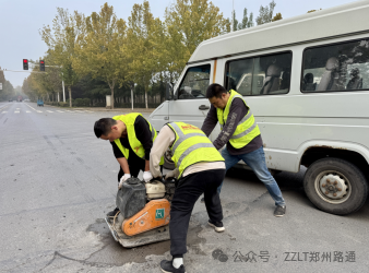 質(zhì)檢中心聯(lián)合開展技術(shù)攻堅 科學(xué)搶修S236項目路面坑槽